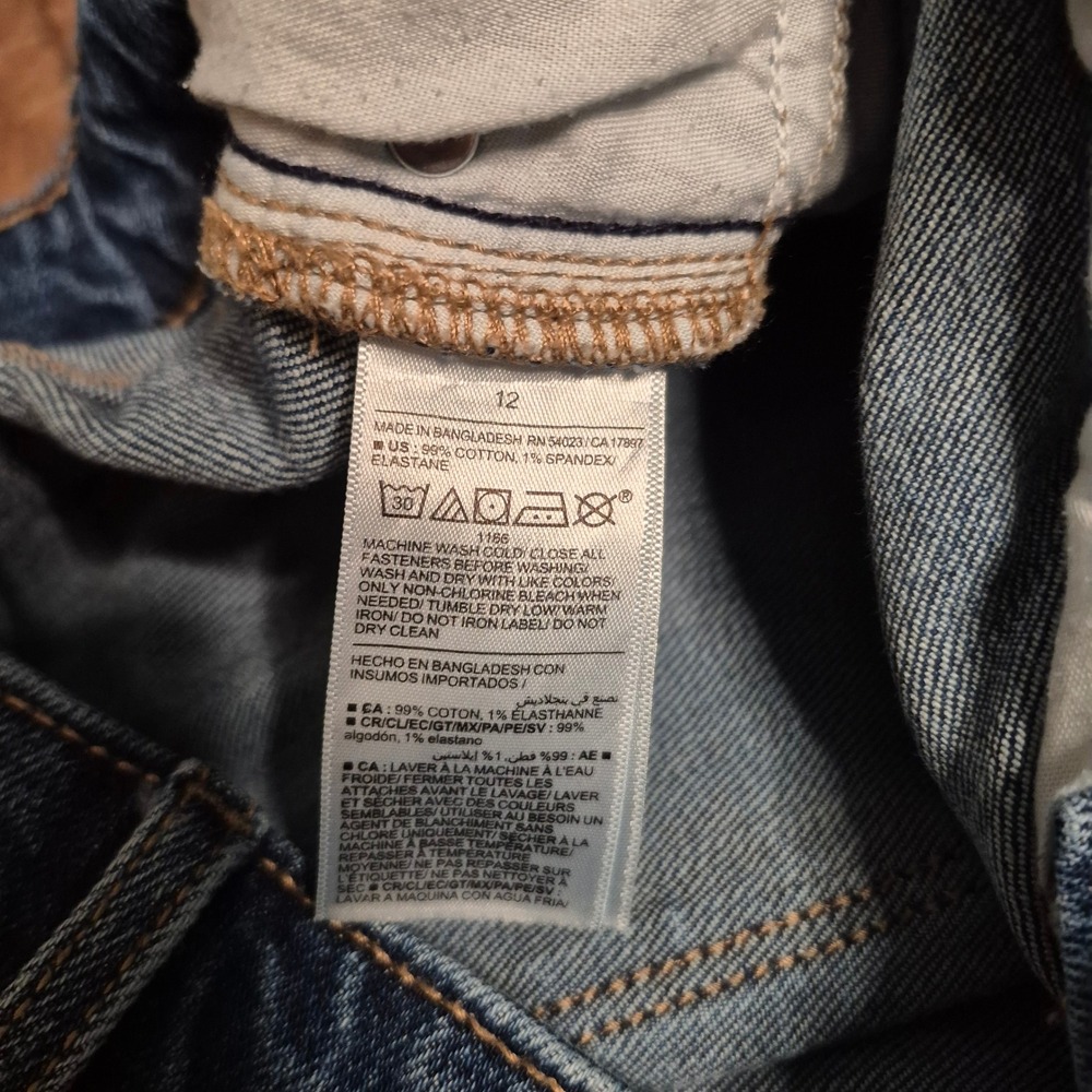 Old Navy Flare Jeans Womens 12 Extra High Rise Blue Denim Smooth Pockets - Picture 3 of 8